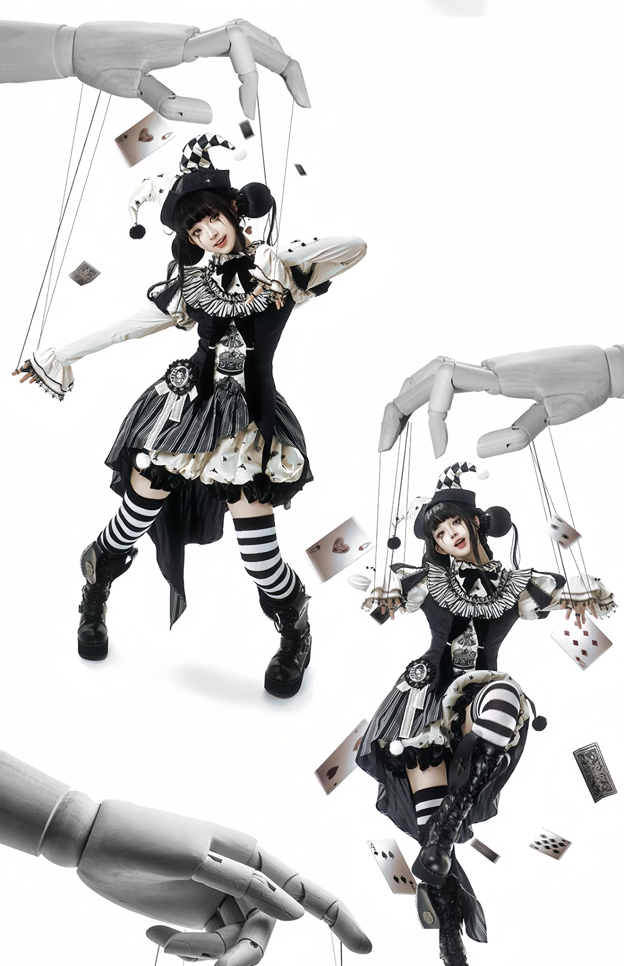 LizBird - Bizarre Toy Box - Halloween Gothic Lolita Skirt Suit Goth Shirt and Bloomers - Image 8