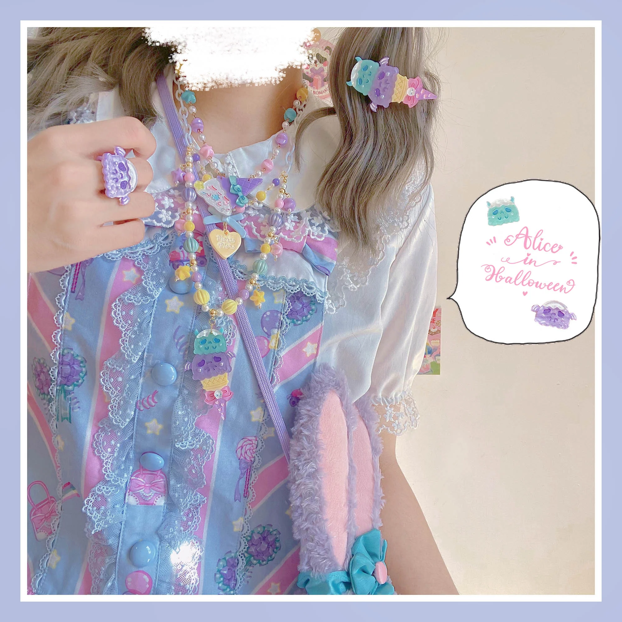 Halloween Ice Cream Sweet Short Necklace - Image 12