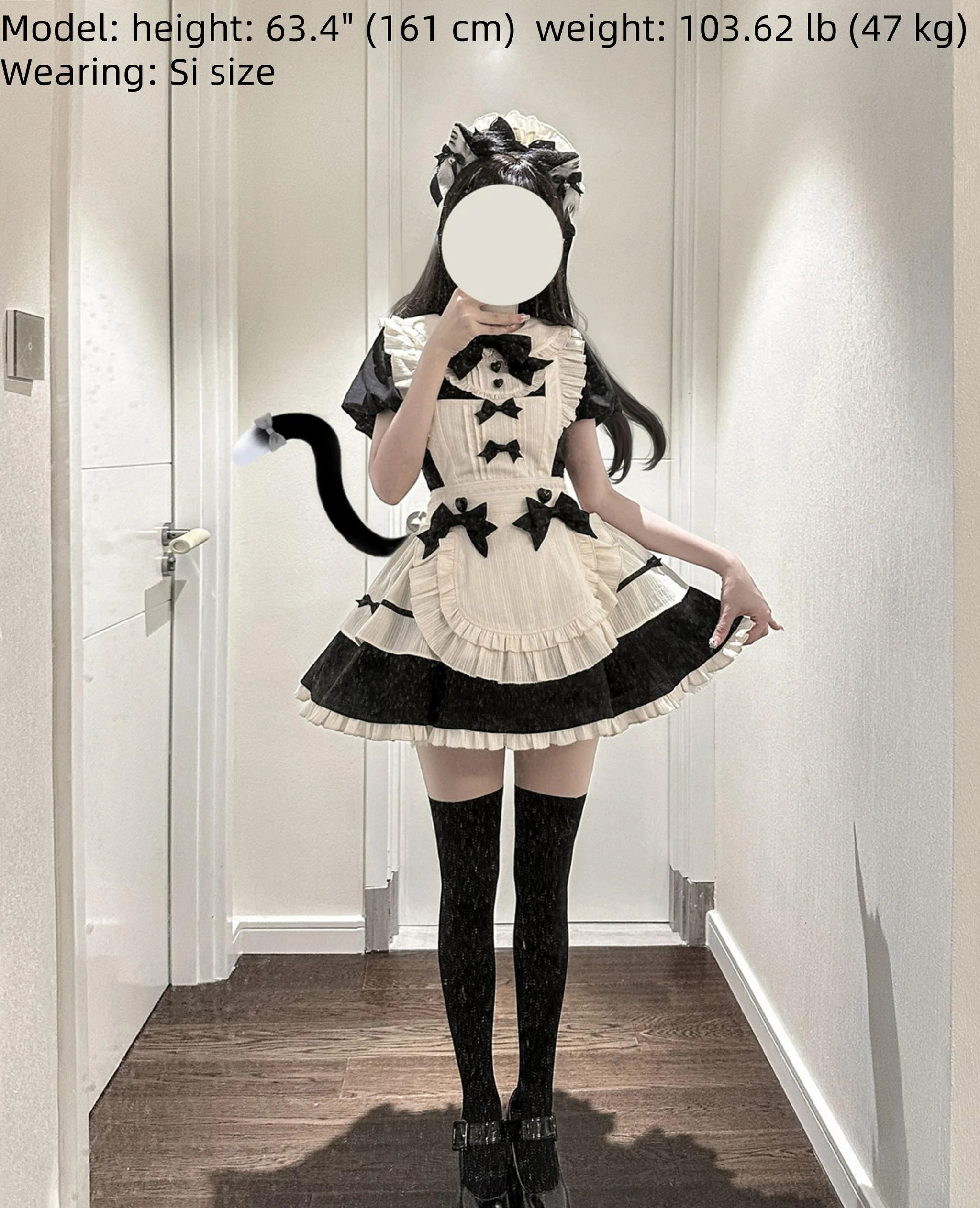Hawthorn Berries - Maidette - Halloween Maid Lolita Apron OP Dress - Image 5