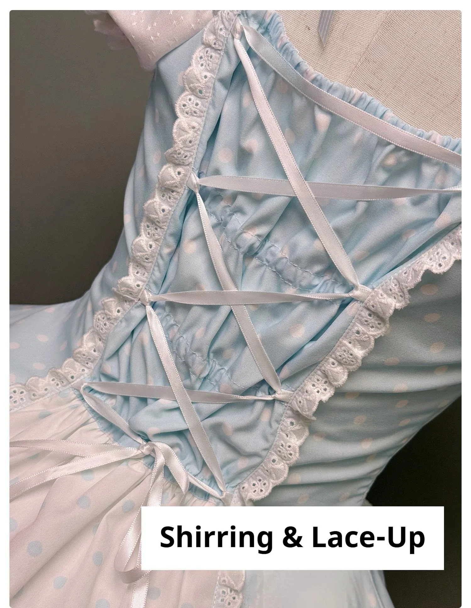 Alice Girl - Old School Polka Dots - Halter Neck Sweet Lolita OP Dress - Image 39
