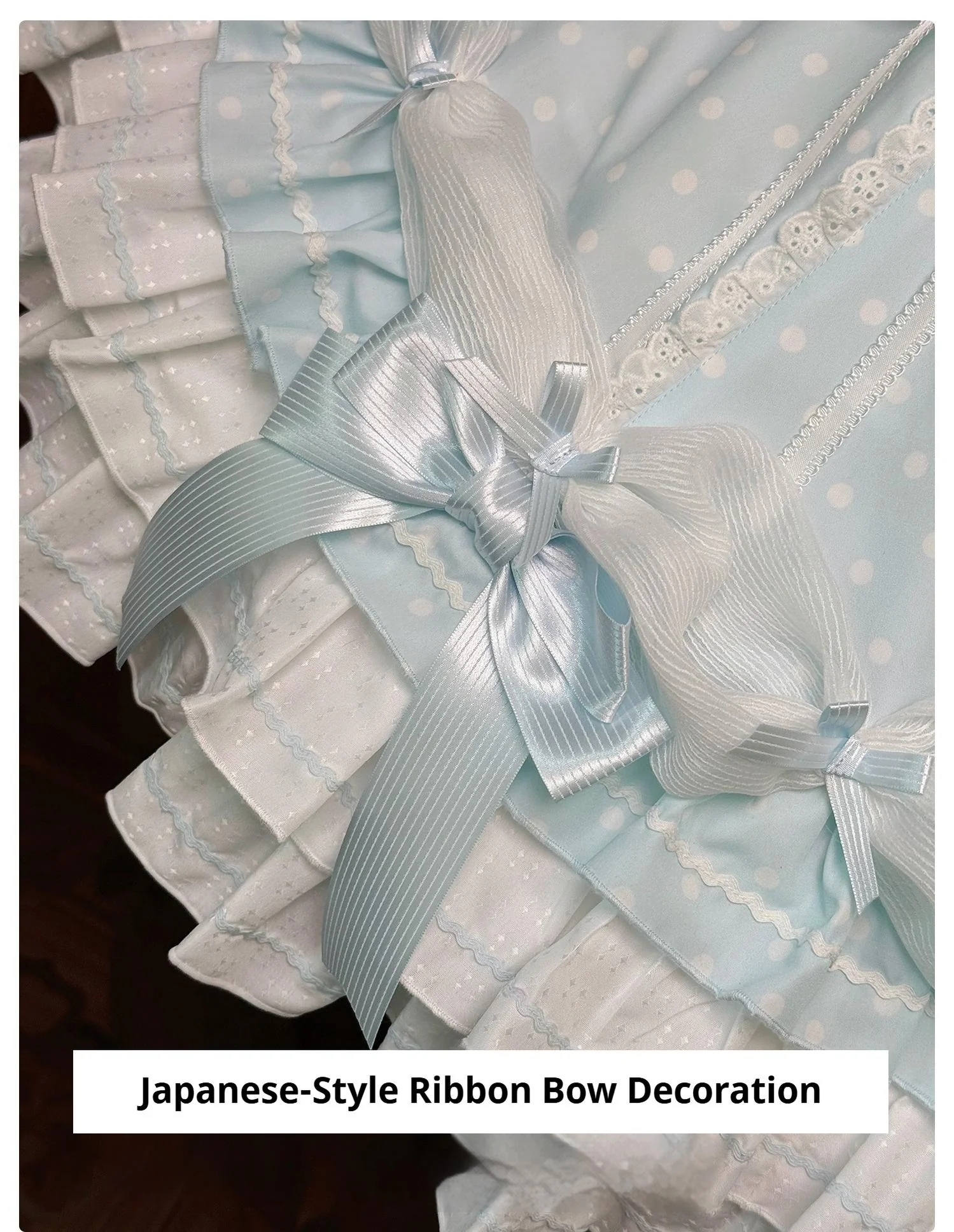 Alice Girl - Old School Polka Dots - Halter Neck Sweet Lolita OP Dress - Image 41