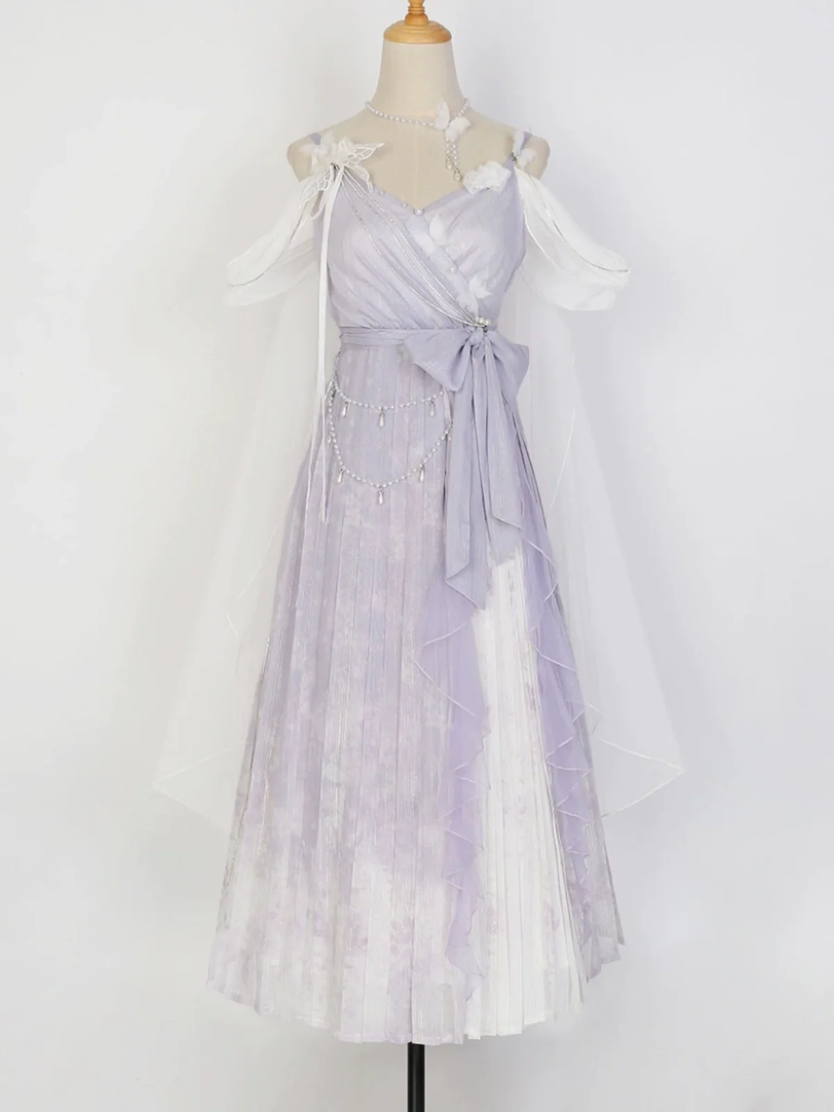 Han Lolita Dress Side Slit Purple JSK Dress - Image 20