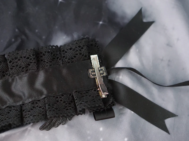 Strange Sugar - Black Wings Halloween Goth Lolita Hairband - Image 19
