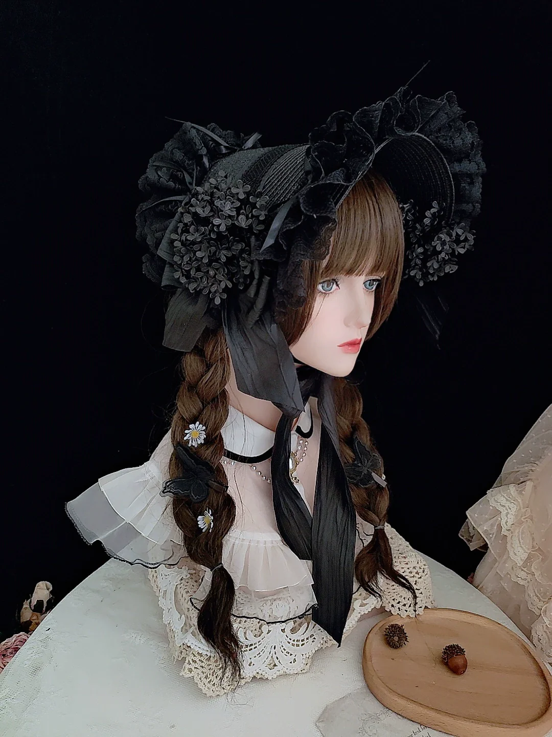 Honey Princess - Handmade Gothic Lolita BNT Halloween Lolita Hat - Image 2