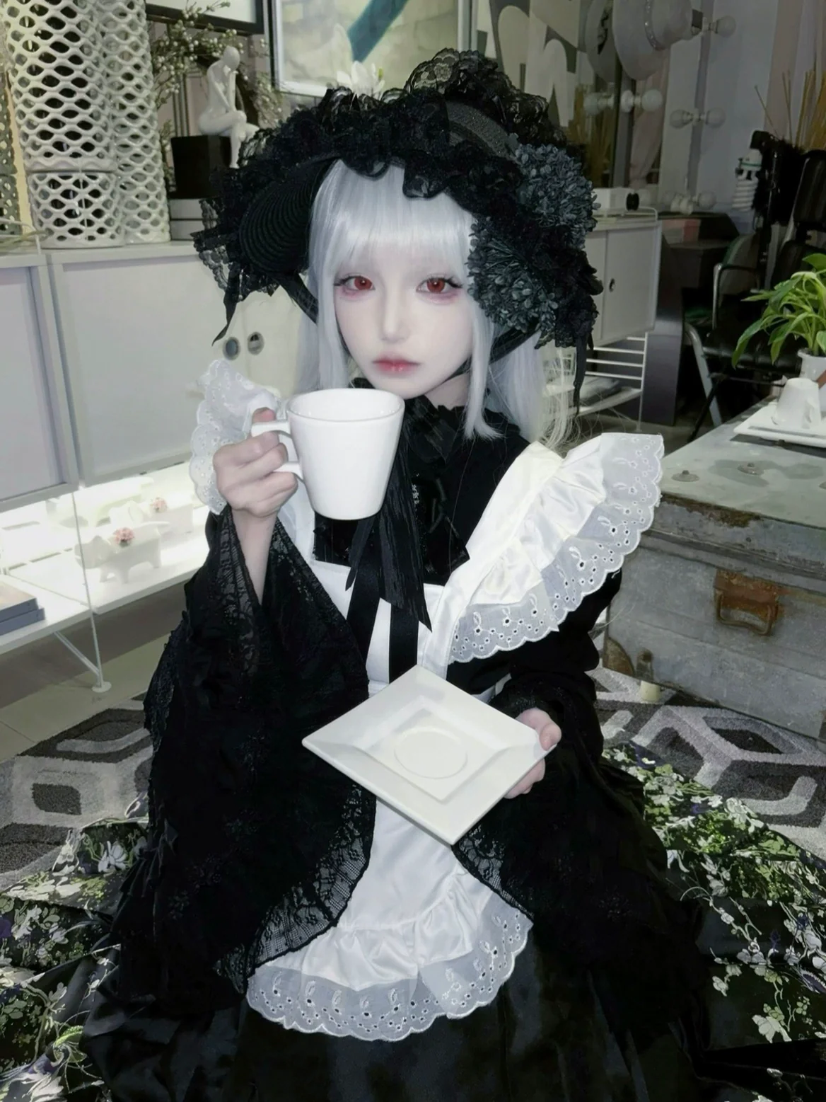 Honey Princess - Handmade Gothic Lolita BNT Halloween Lolita Hat - Image 27