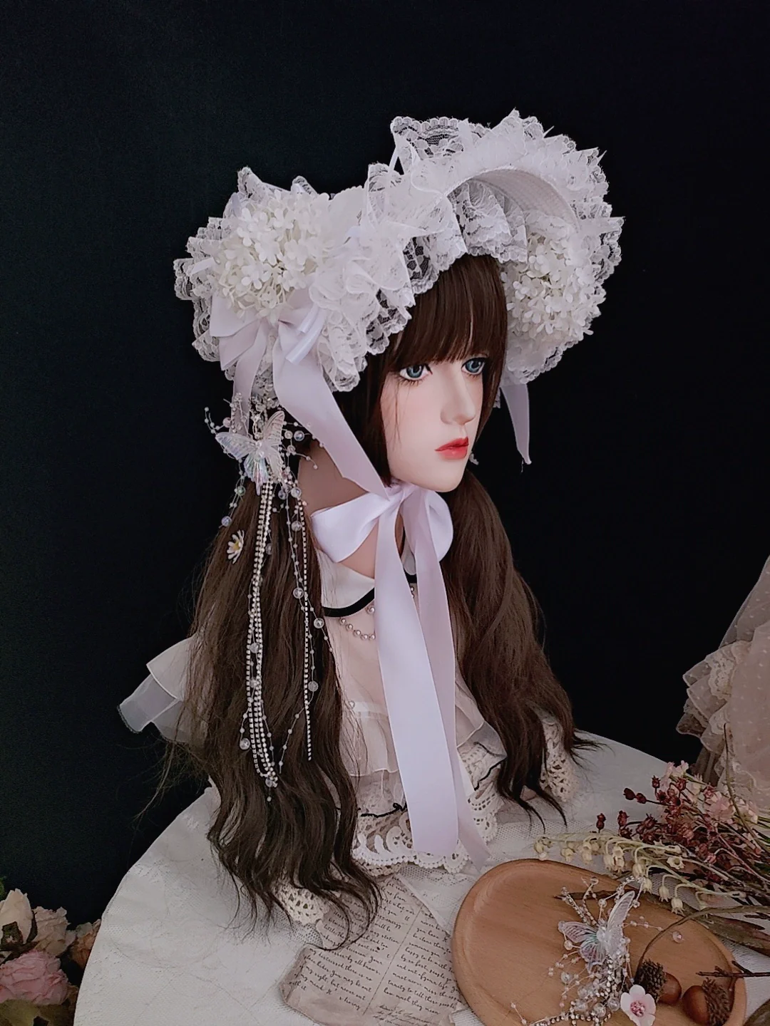 Honey Princess - Handmade Gothic Lolita BNT Halloween Lolita Hat - Image 4