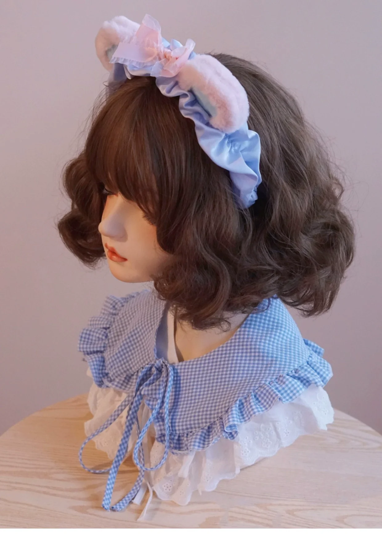Besozealous - Handmade Lolita KC Animal Ear Coffee Hairband - Image 31