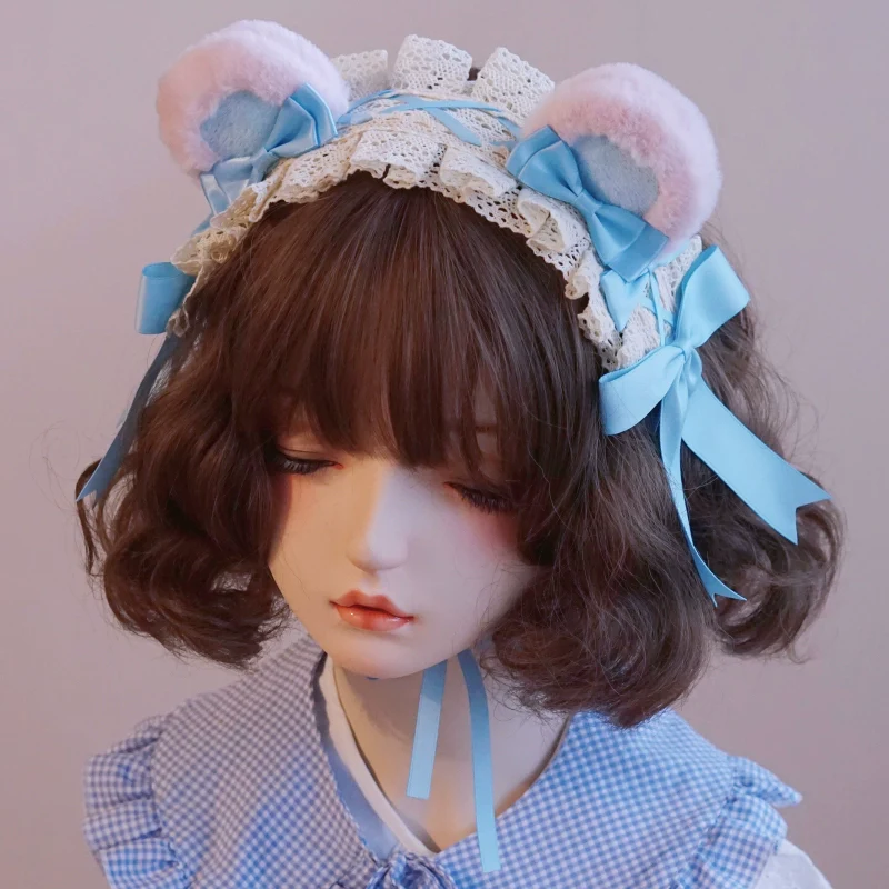 Besozealous - Handmade Lolita KC Animal Ear Coffee Hairband - Image 32