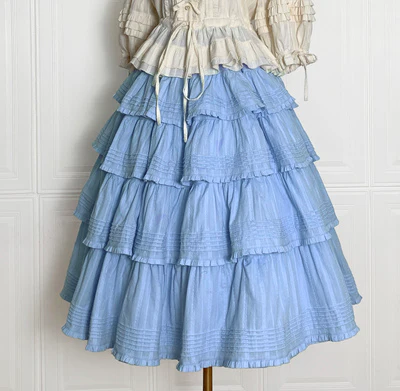 Heidi Cotton Lolita Tiered SK Skirt - Image 15