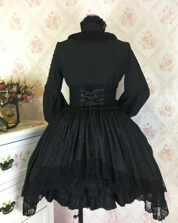 Princess tailor lolita - Hime-Sleeve Gothic Lolita Blouse, Adjustable Cuffs - Image 19