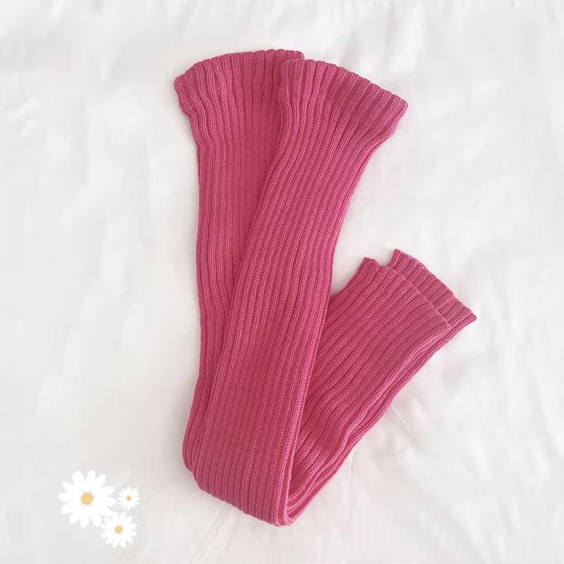 Winter Lolita Long Socks Knit Thigh-High Foot Covers - Image 17