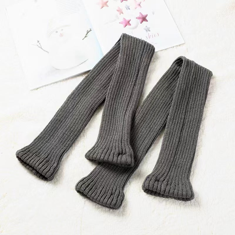 Winter Lolita Long Socks Knit Thigh-High Foot Covers - Image 18