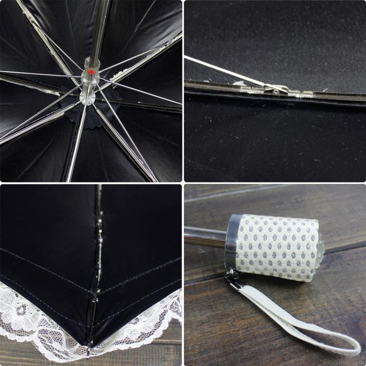 HualiBaLa - Foldable Sunscreen Lace Flounce Multicolors Lolita Parasol - Image 21