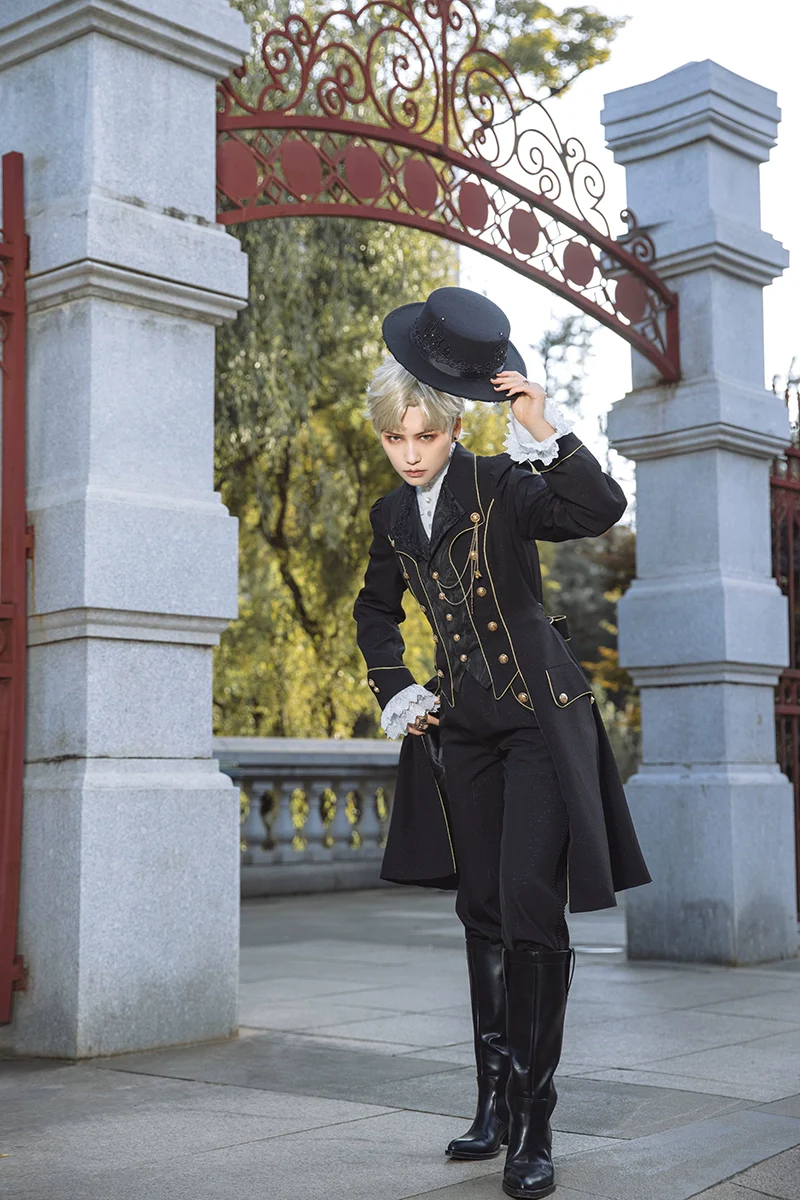 Forever Rose - Ouji Lolita Coat Prince Handsome Wind Coat - Image 10