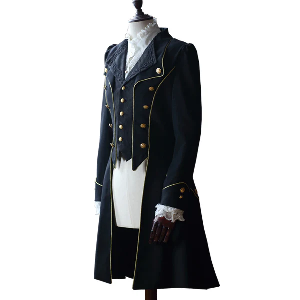 Forever Rose - Ouji Lolita Coat Prince Handsome Wind Coat - Image 15