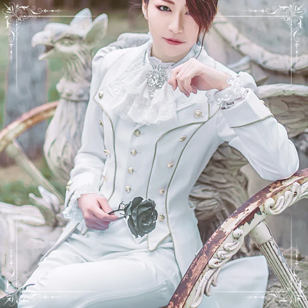Forever Rose - Ouji Lolita Coat Prince Handsome Wind Coat - Image 16