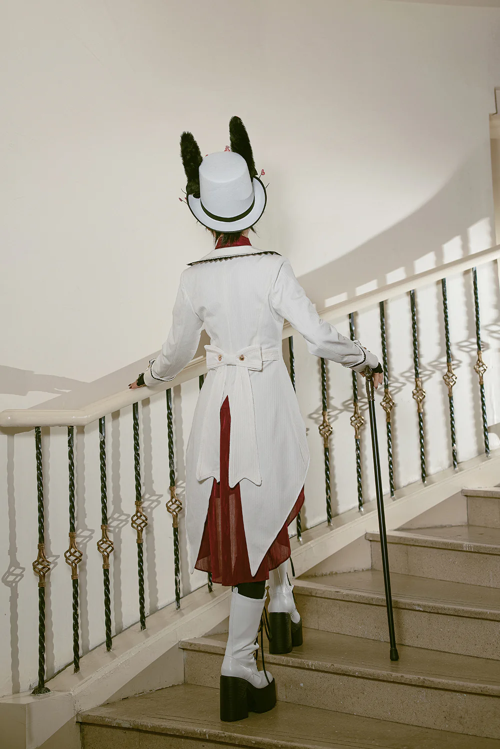 Ouji Lolita Handsome White Prince Wind Coat - Image 17