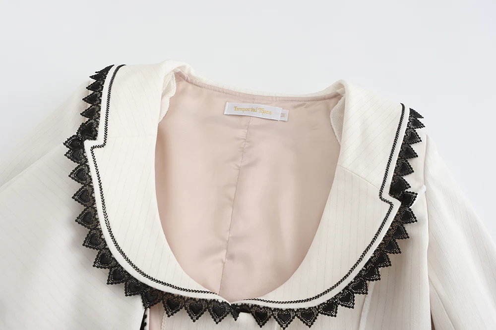 Ouji Lolita Handsome White Prince Wind Coat - Image 6