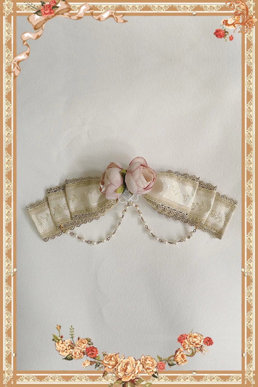 Doll House - Sweet Lolita Accessory Bow Rose Brooch - Image 10