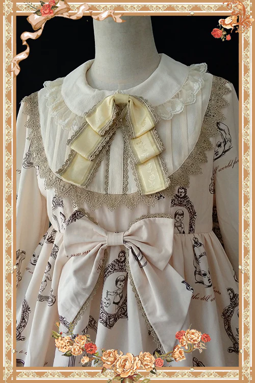 Doll House - Sweet Lolita Accessory Bow Rose Brooch - Image 3