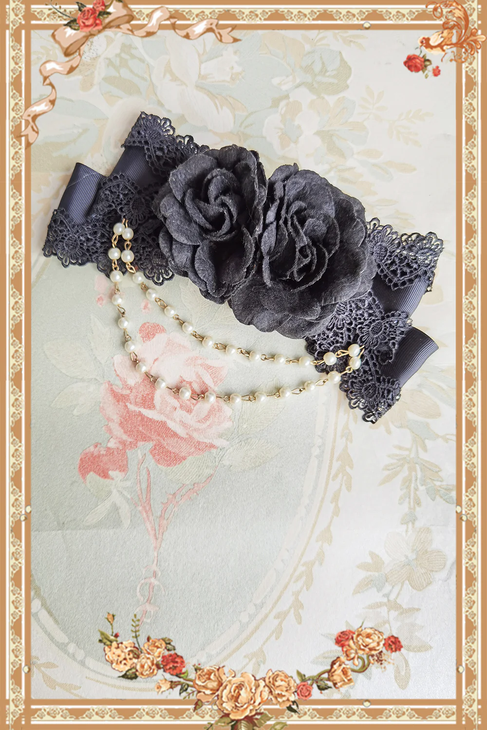 Elegant Lolita Headdress Flower Clip - Image 4