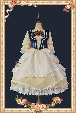 Snow White - Split Style Lolita OP Dress - Image 10