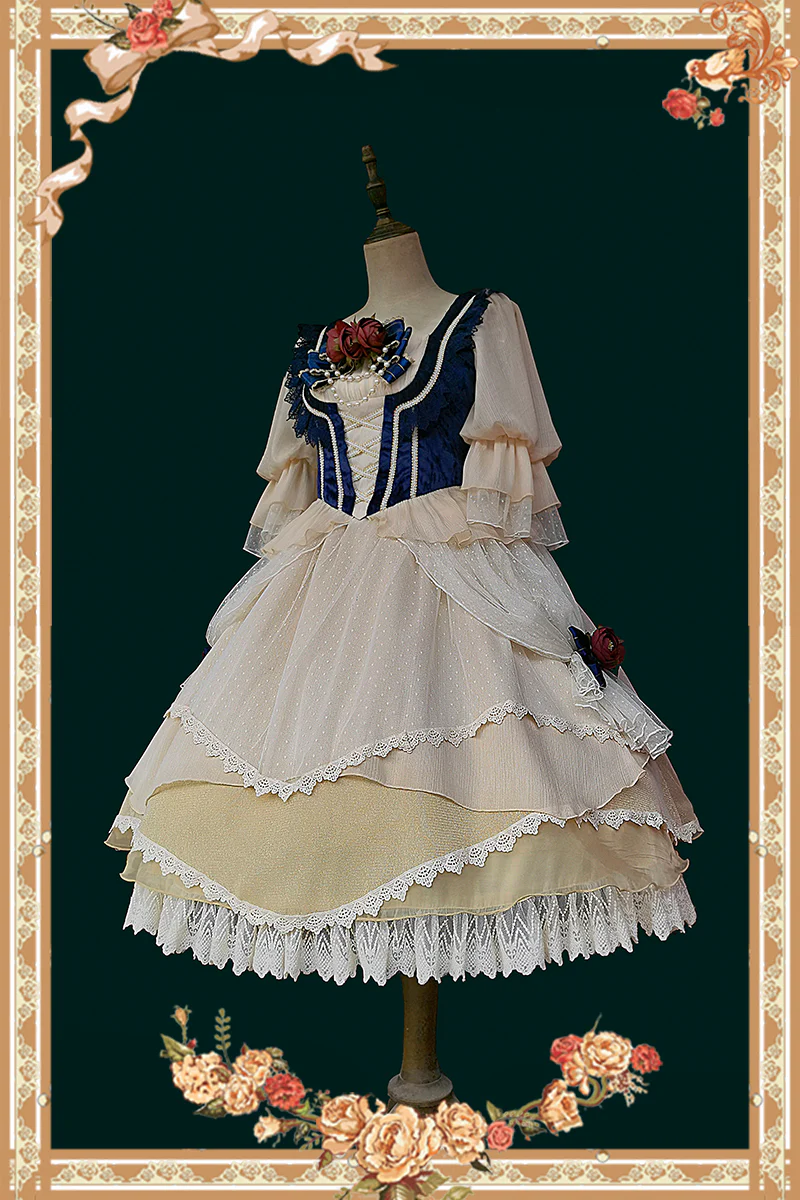 Snow White - Split Style Lolita OP Dress - Image 4