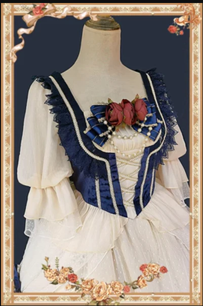 Snow White - Split Style Lolita OP Dress - Image 9