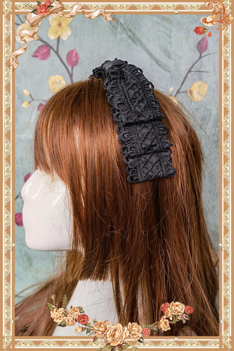 Vintage Doll Patchwork Sleeve Lolita OP - Image 15
