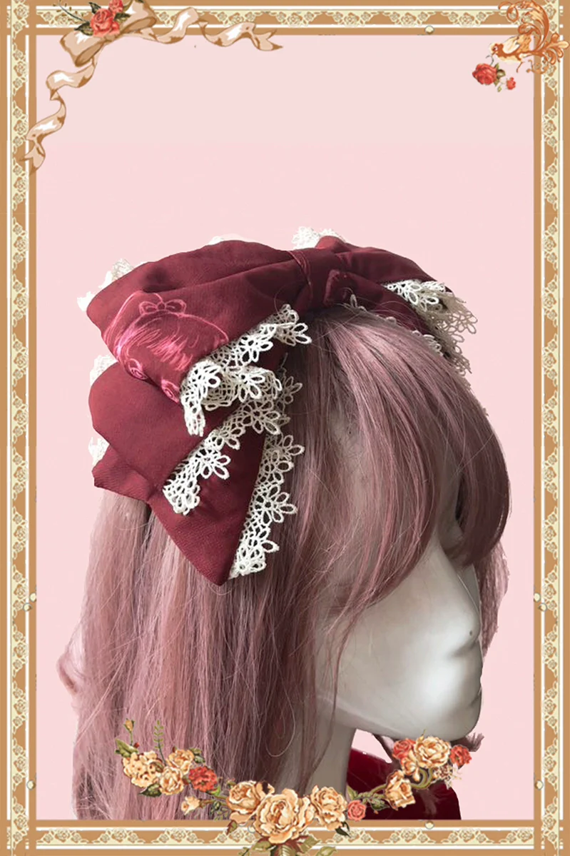 Sweet Lolita Accessories Bonnet KC Socks Beret - Image 4