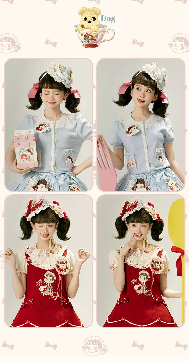 Summer Fairy - IP Collab Kawaii Lolita JSK Shirt Candy Box Hat - Image 11