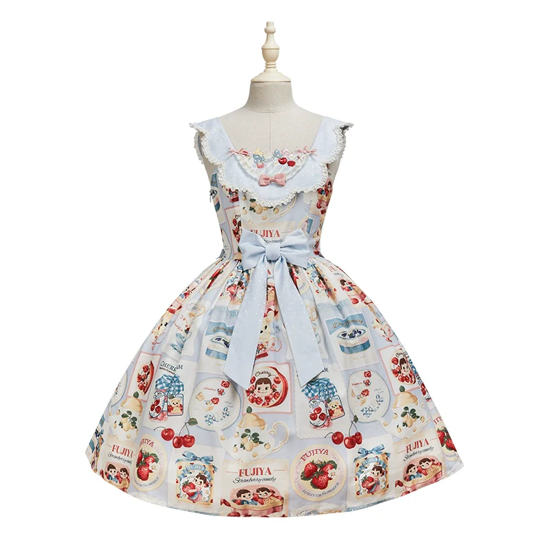 Summer Fairy - IP Collab Kawaii Lolita JSK Shirt Candy Box Hat - Image 12