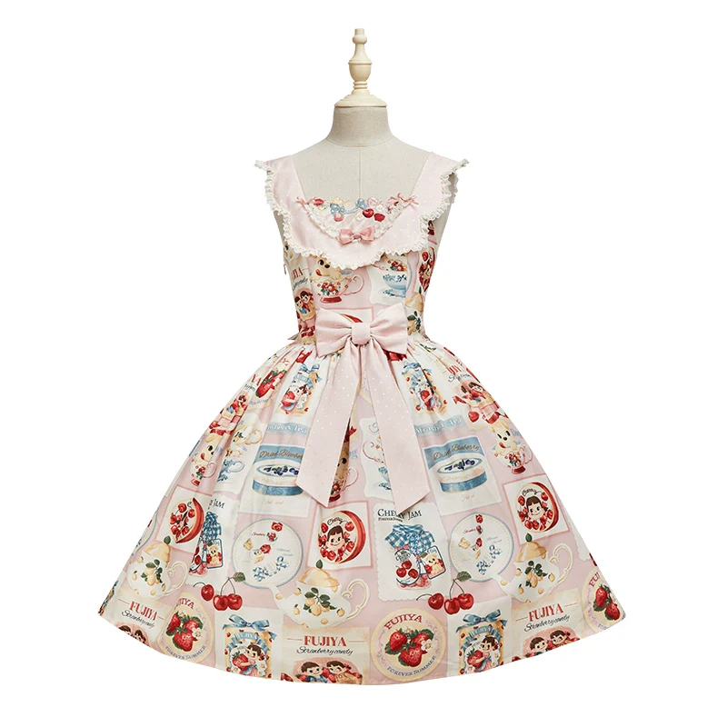 Summer Fairy - IP Collab Kawaii Lolita JSK Shirt Candy Box Hat - Image 14