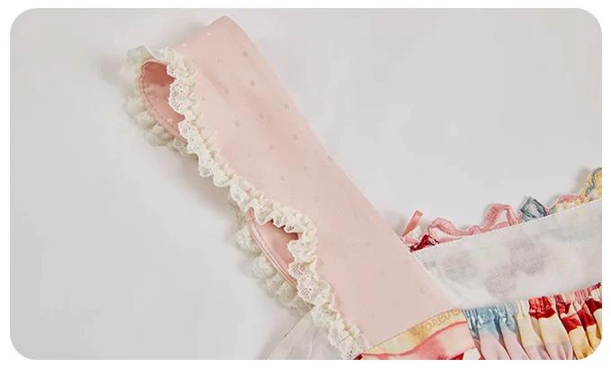 Summer Fairy - IP Collab Kawaii Lolita JSK Shirt Candy Box Hat - Image 16