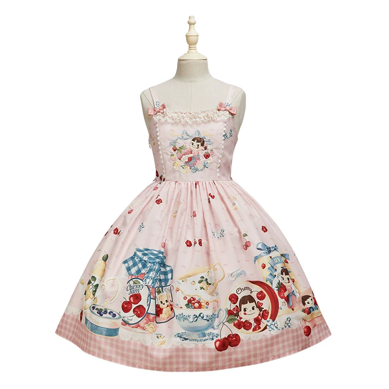 Summer Fairy - IP Collab Kawaii Lolita JSK Shirt Candy Box Hat - Image 23