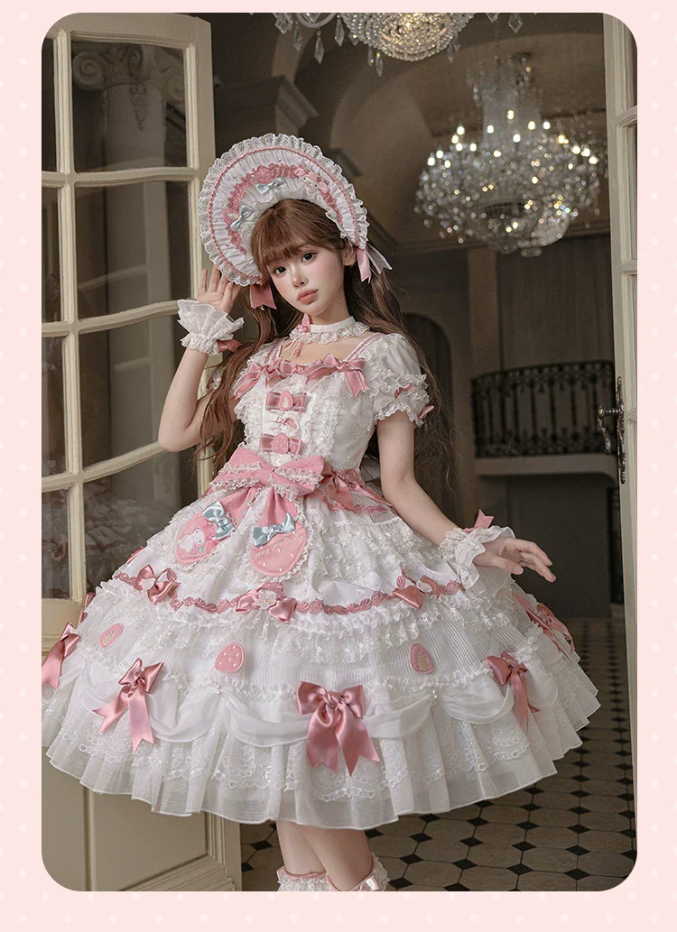 IP Collaboration Sweet Lolita Dress, Gorgeous OP & Slim JSK - Image 11