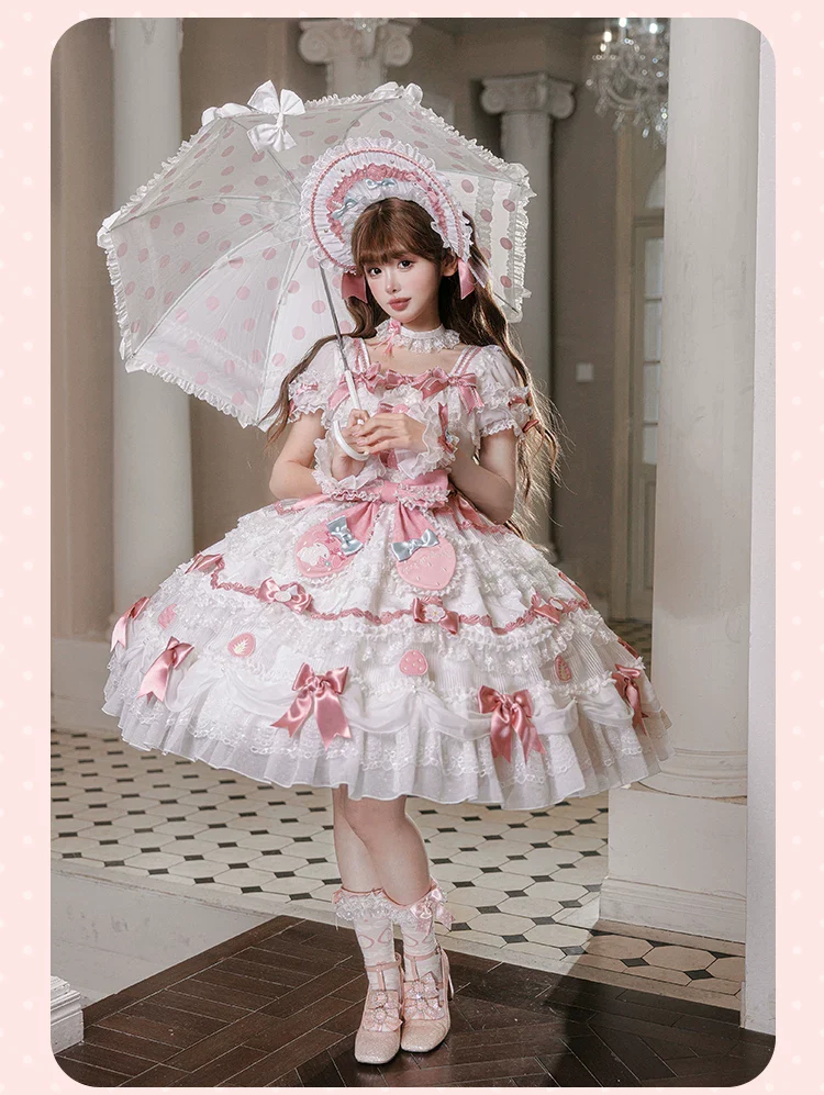 IP Collaboration Sweet Lolita Dress, Gorgeous OP & Slim JSK - Image 12