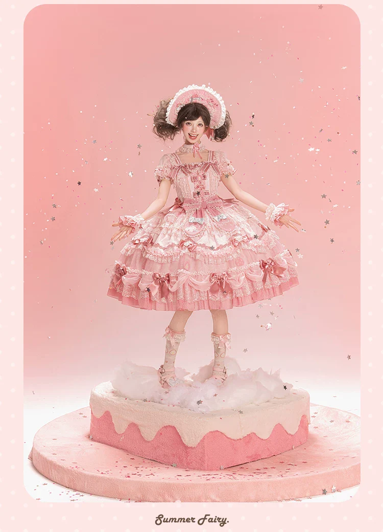 IP Collaboration Sweet Lolita Dress, Gorgeous OP & Slim JSK - Image 13