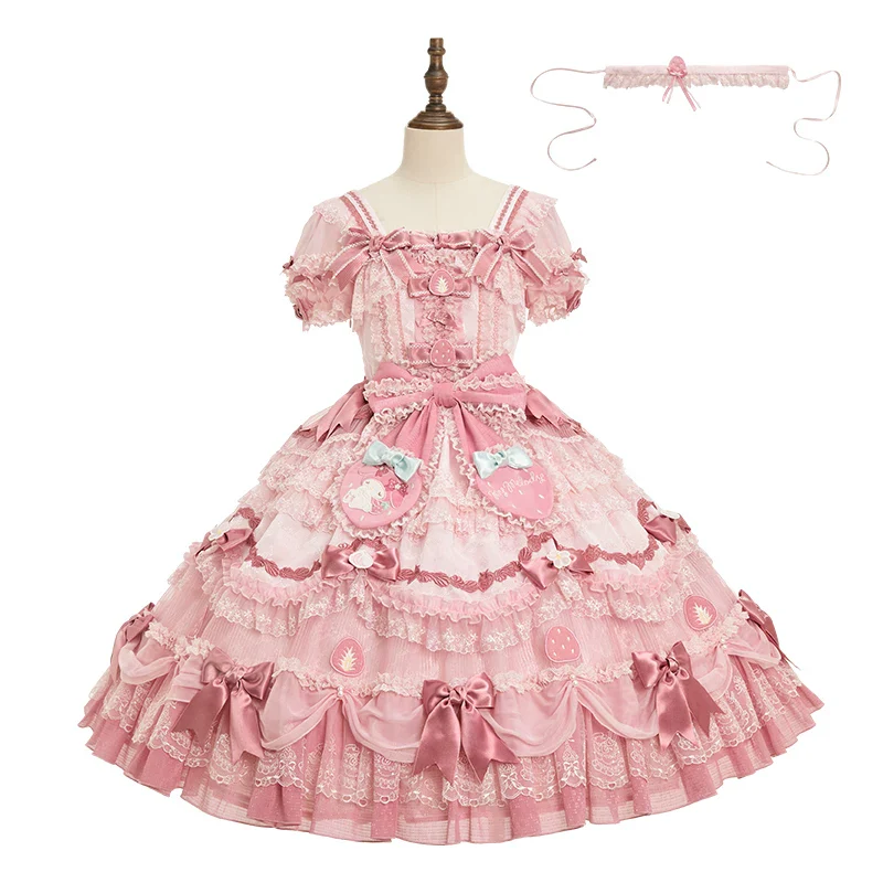 IP Collaboration Sweet Lolita Dress, Gorgeous OP & Slim JSK - Image 7