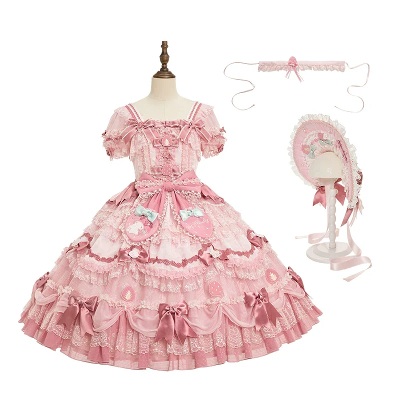 IP Collaboration Sweet Lolita Dress, Gorgeous OP & Slim JSK - Image 9