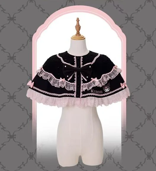 IP Collaboration Sweet Lolita JSK Dress Set,Kuromi Details - Image 19