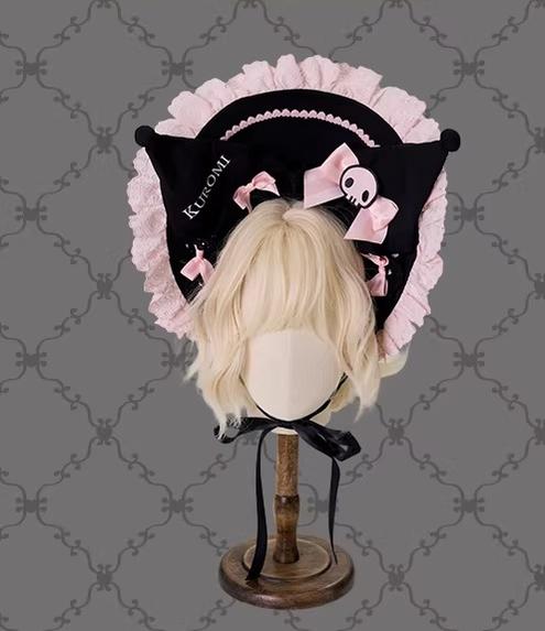 IP Collaboration Sweet Lolita JSK Dress Set,Kuromi Details - Image 20