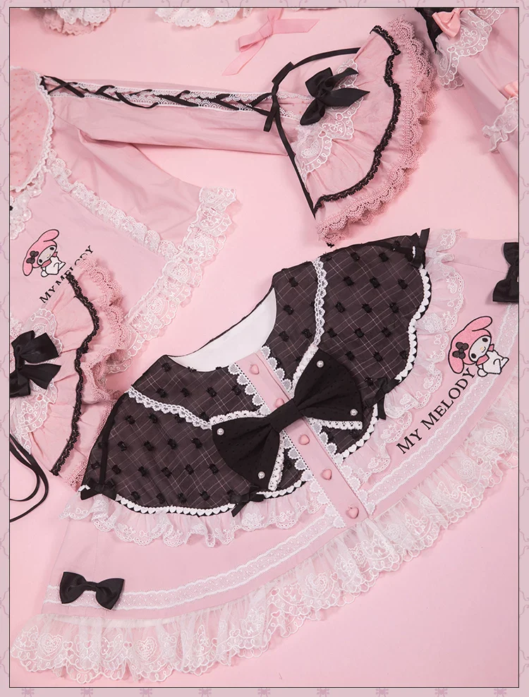 IP Collaboration Sweet Lolita JSK Dress Set, Melody Details - Image 12