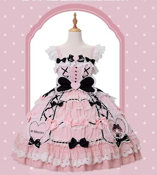 IP Collaboration Sweet Lolita JSK Dress Set, Melody Details - Image 14