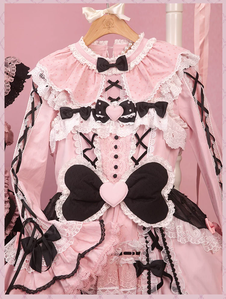 IP Collaboration Sweet Lolita JSK Dress Set, Melody Details - Image 5