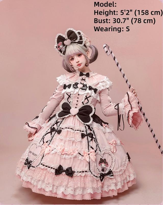 IP Collaboration Sweet Lolita JSK Dress Set, Melody Details - Image 6