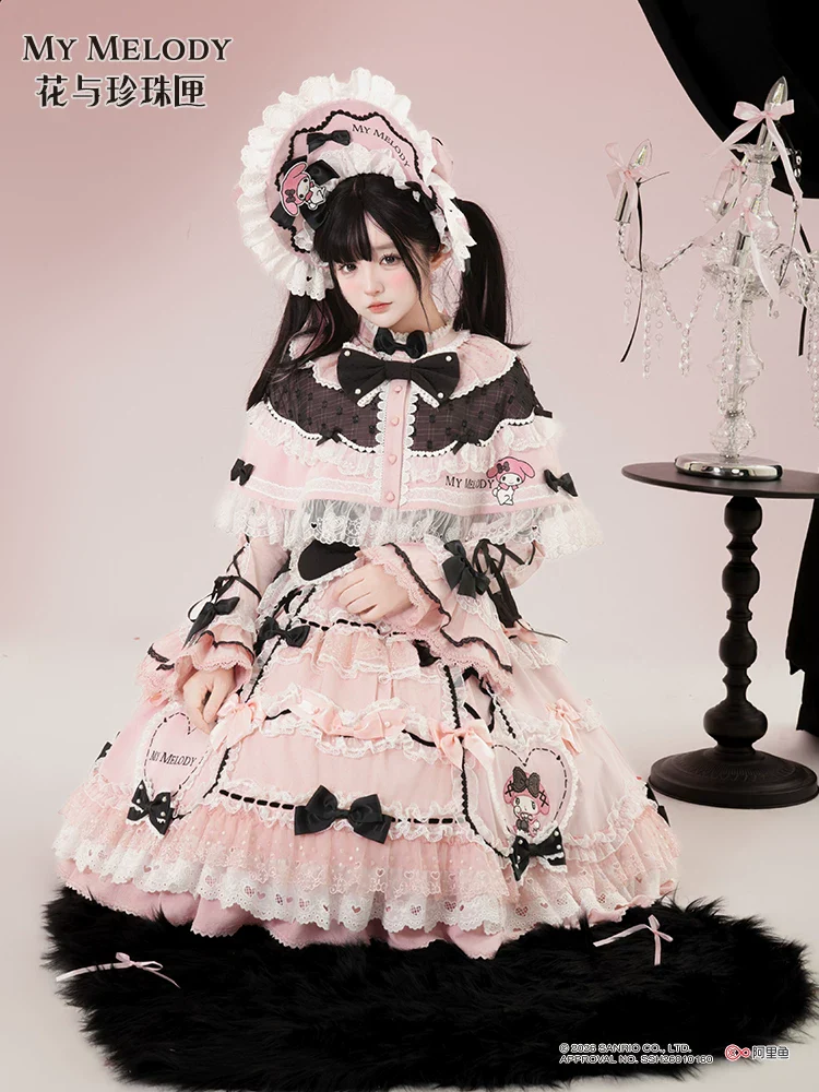 IP Collaboration Sweet Lolita JSK Dress Set, Melody Details - Image 9