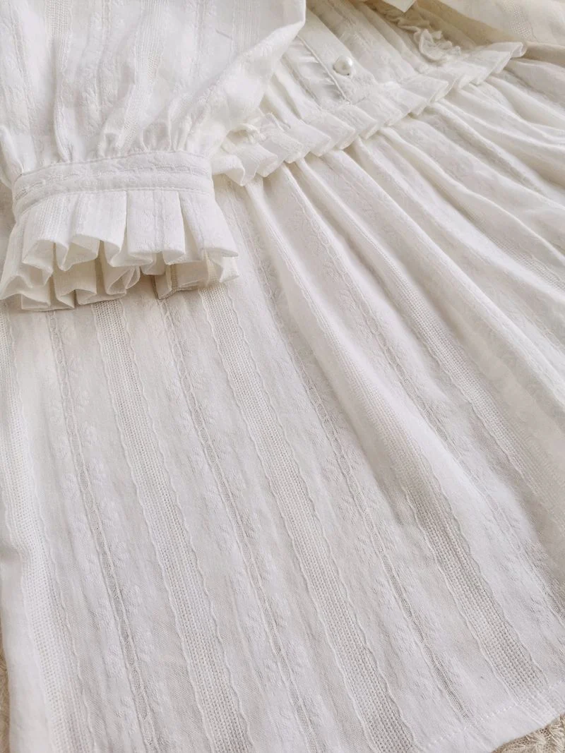 J-fashion Ruffle Cotton Lolita Blouse - Image 9
