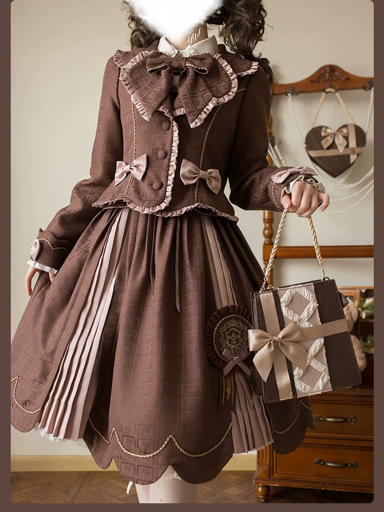 Alice Girl - Bear Chocolate Slab - Jacquard Classic Lolita Accessories - Image 16