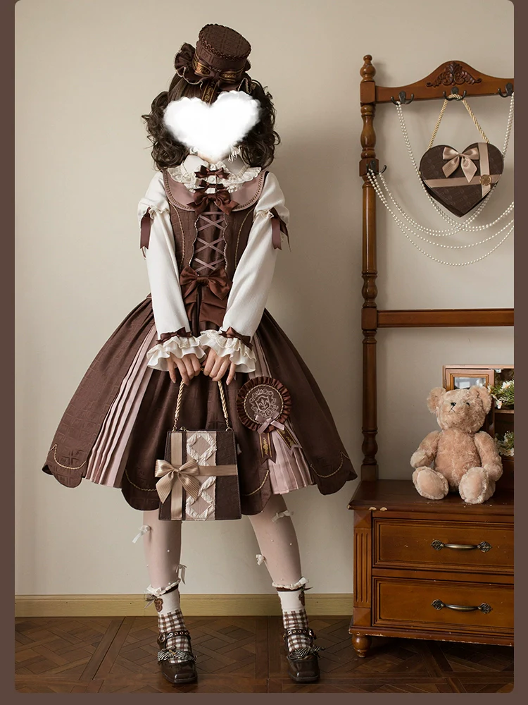 Alice Girl - Bear Chocolate Slab - Jacquard Classic Lolita Accessories - Image 21
